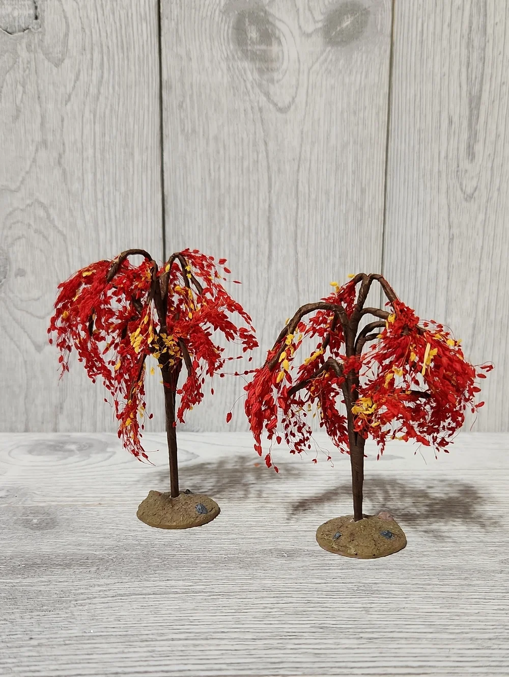 2001 Lemax Autumn Mulberry Small Tree Village Accessory #14564